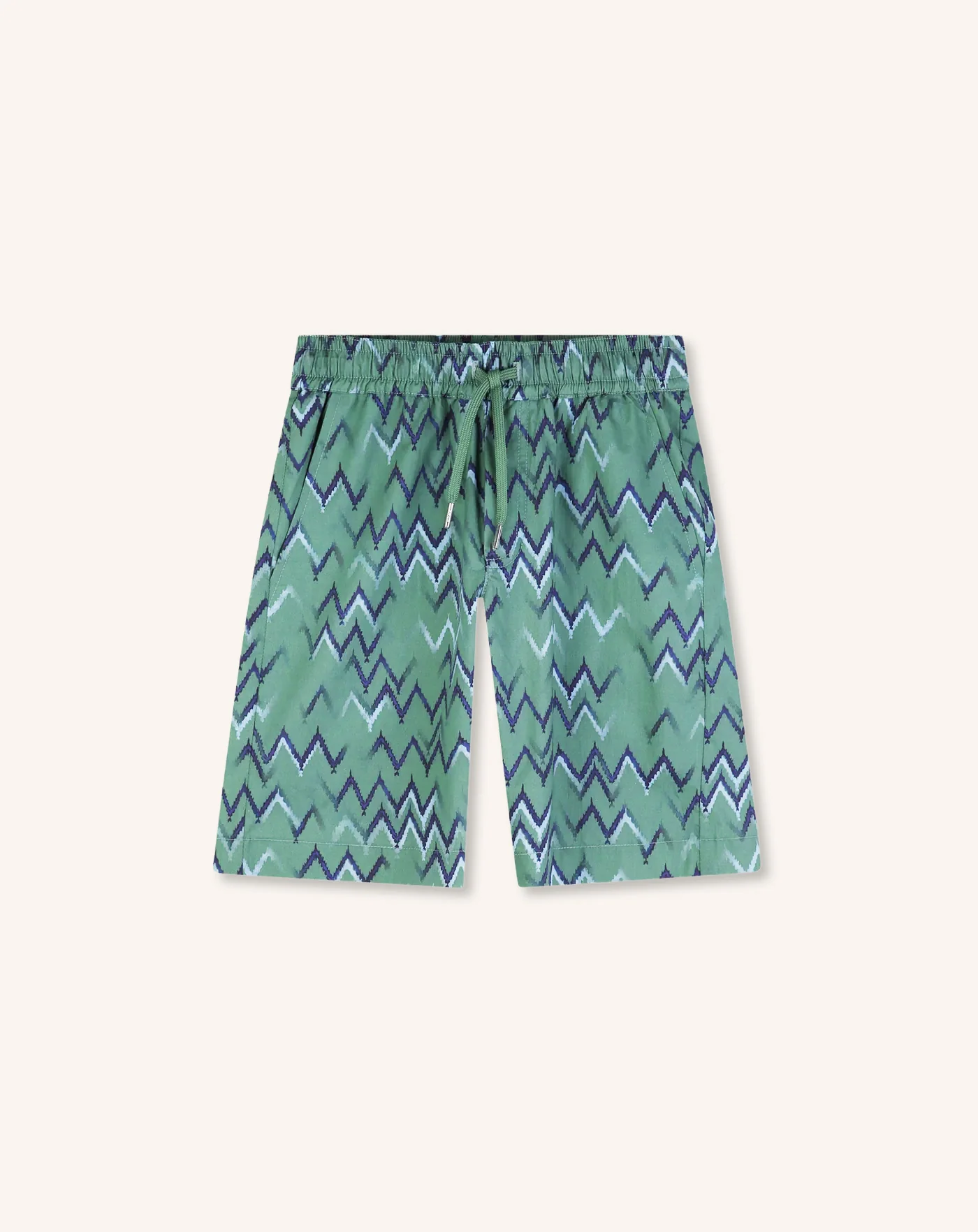 POPLIN BERMUDA SHORTS