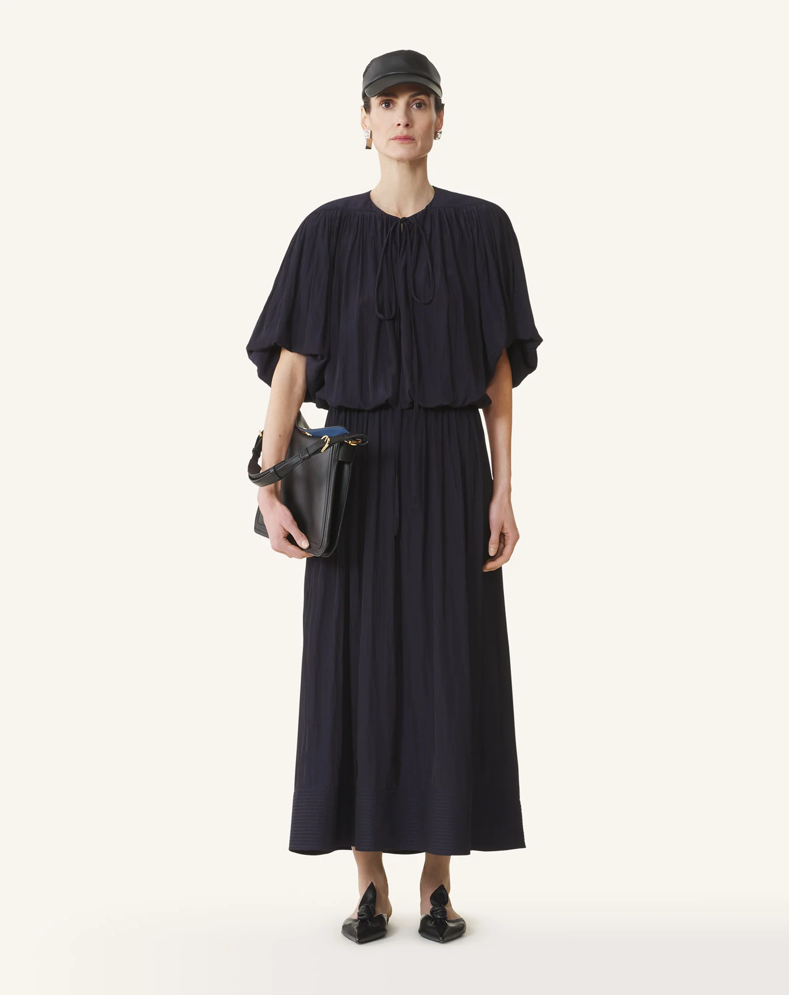 MIDI DRESS IN CHARMEUSE - Image 2