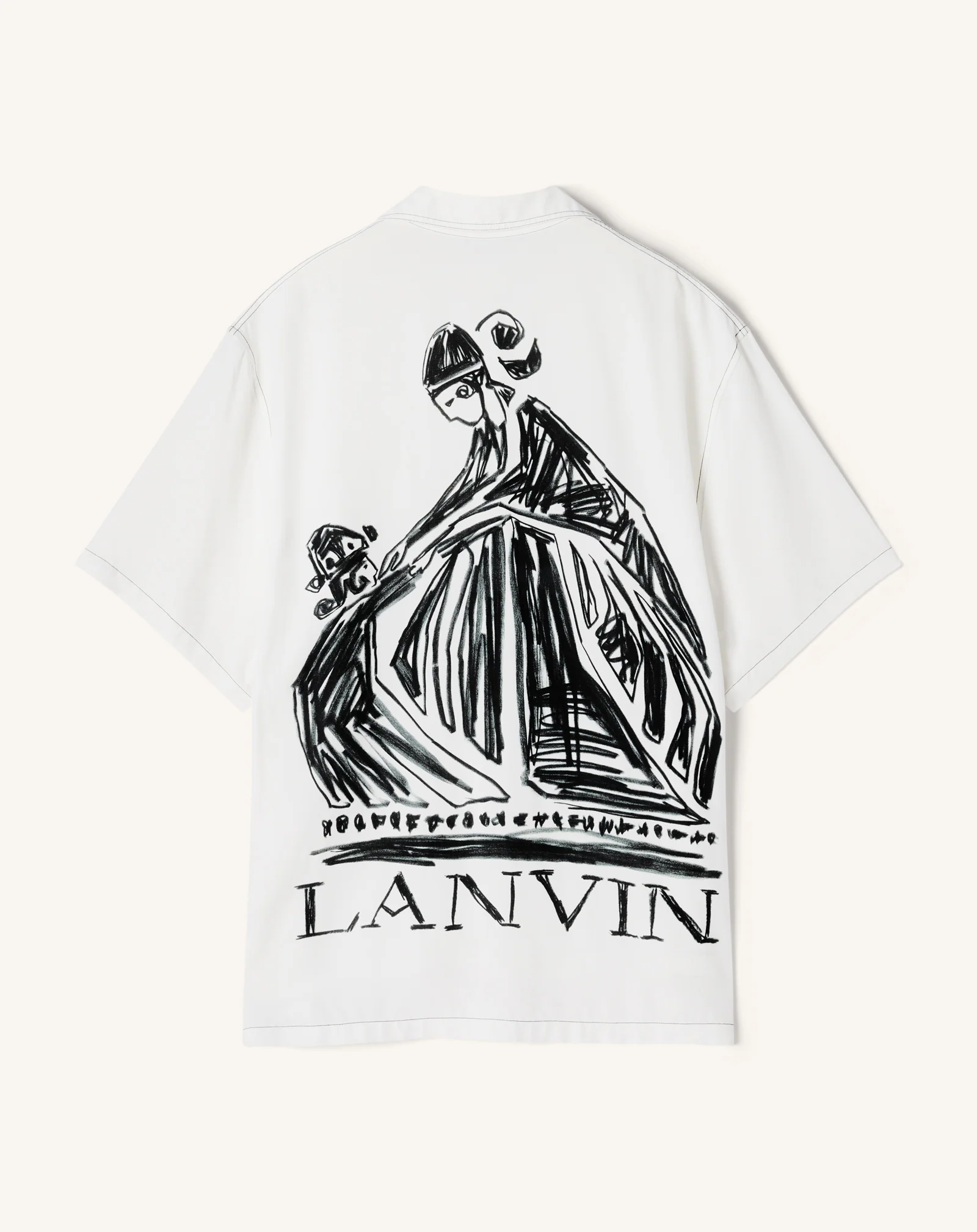 SHIRT WITH MOTHER AND DAUGHTER PRINT ON THE BACK - Image 6