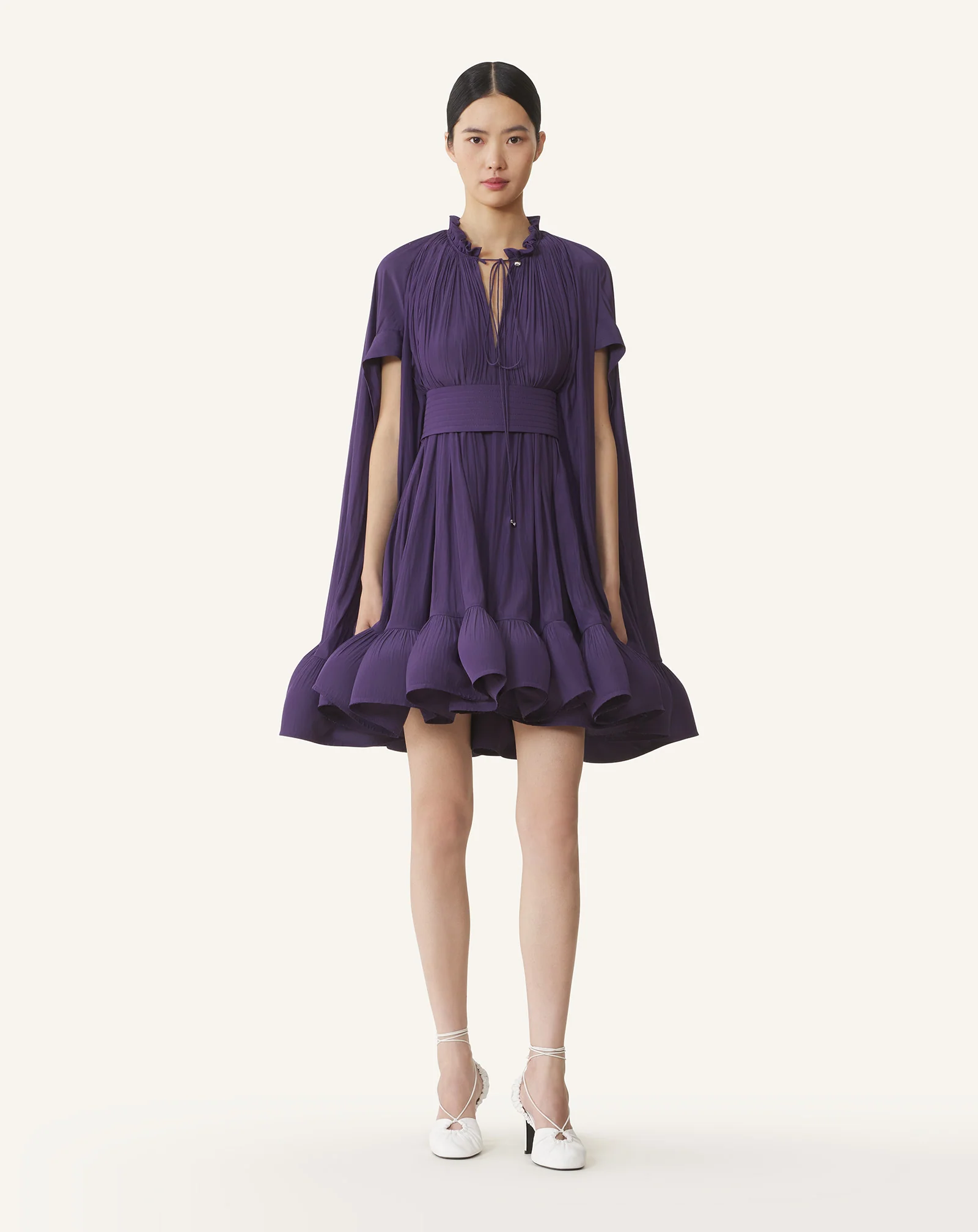 SHORT CHARMEUSE DRESS - Image 2
