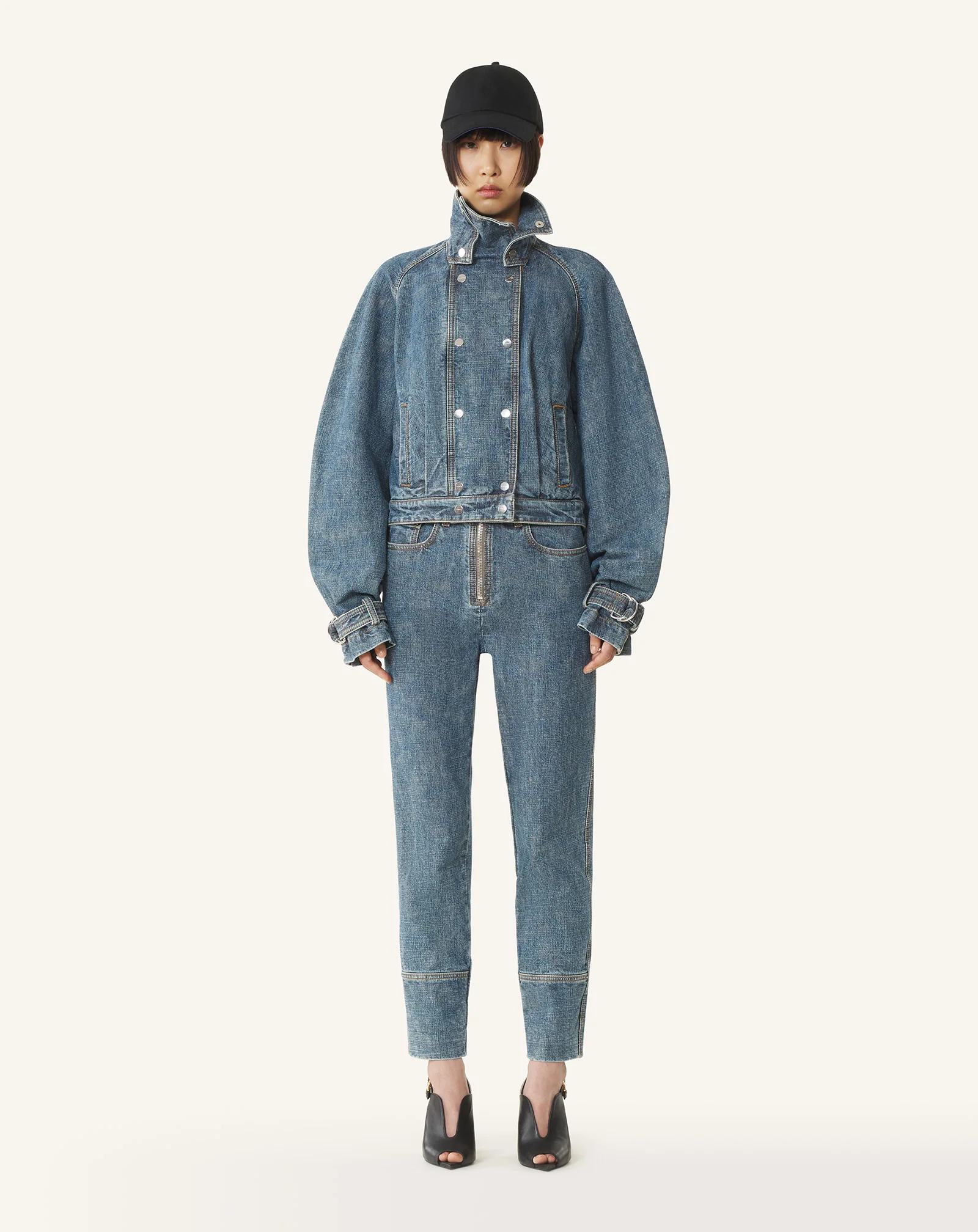 SHORT DENIM JACKET - Image 2