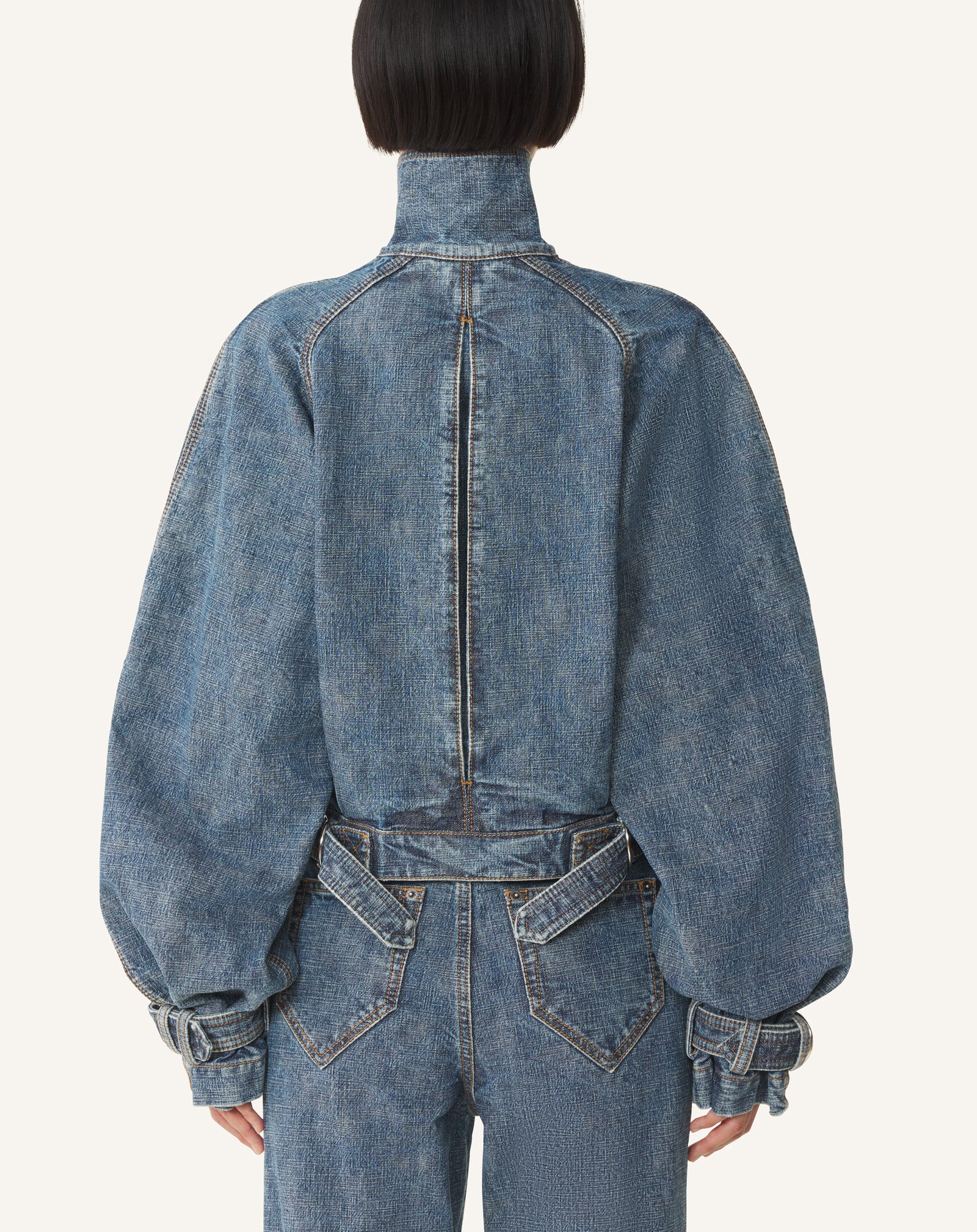SHORT DENIM JACKET - Image 4
