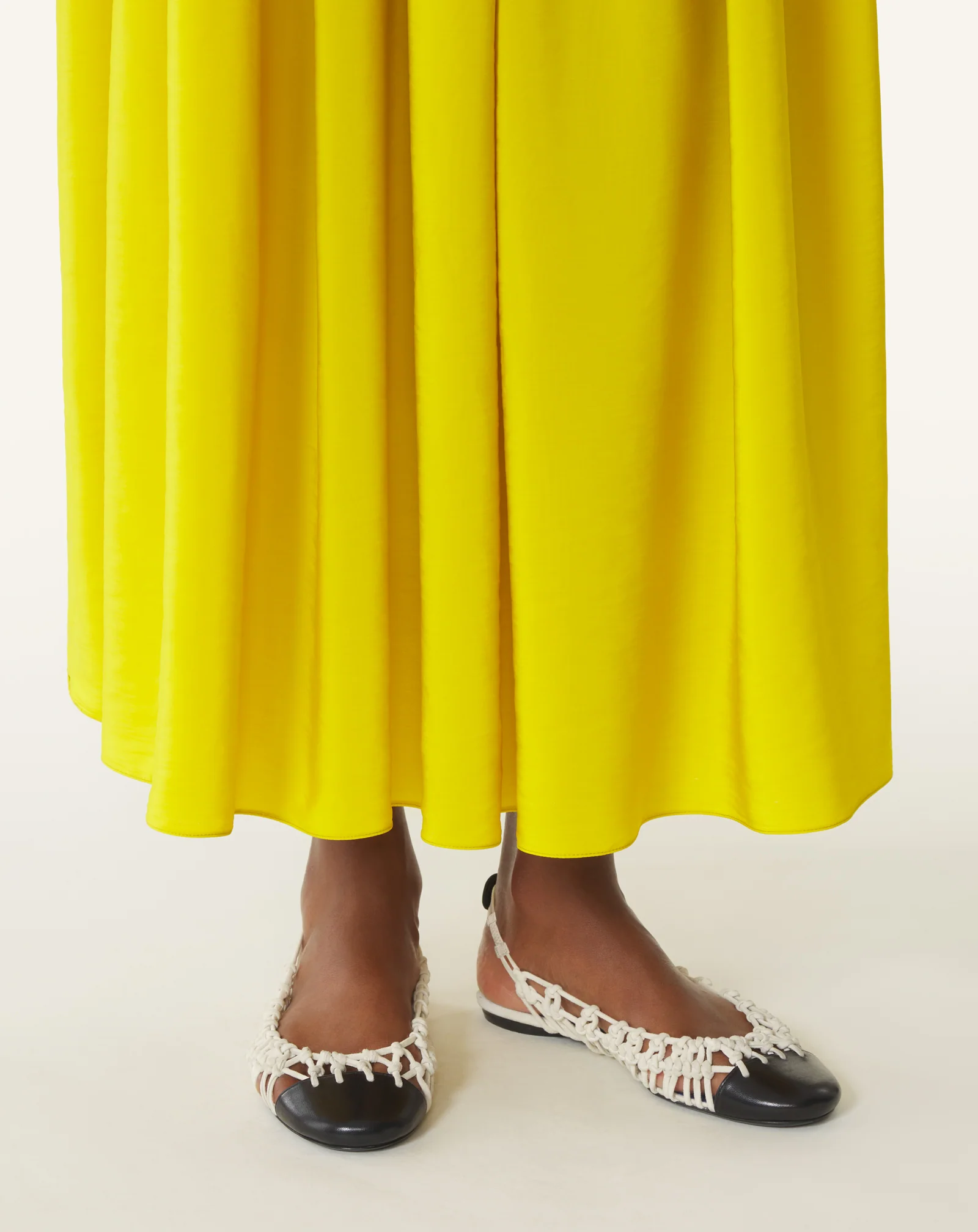 KNITLINE SLINGBACK BALLERINA IN LEATHER - Image 7