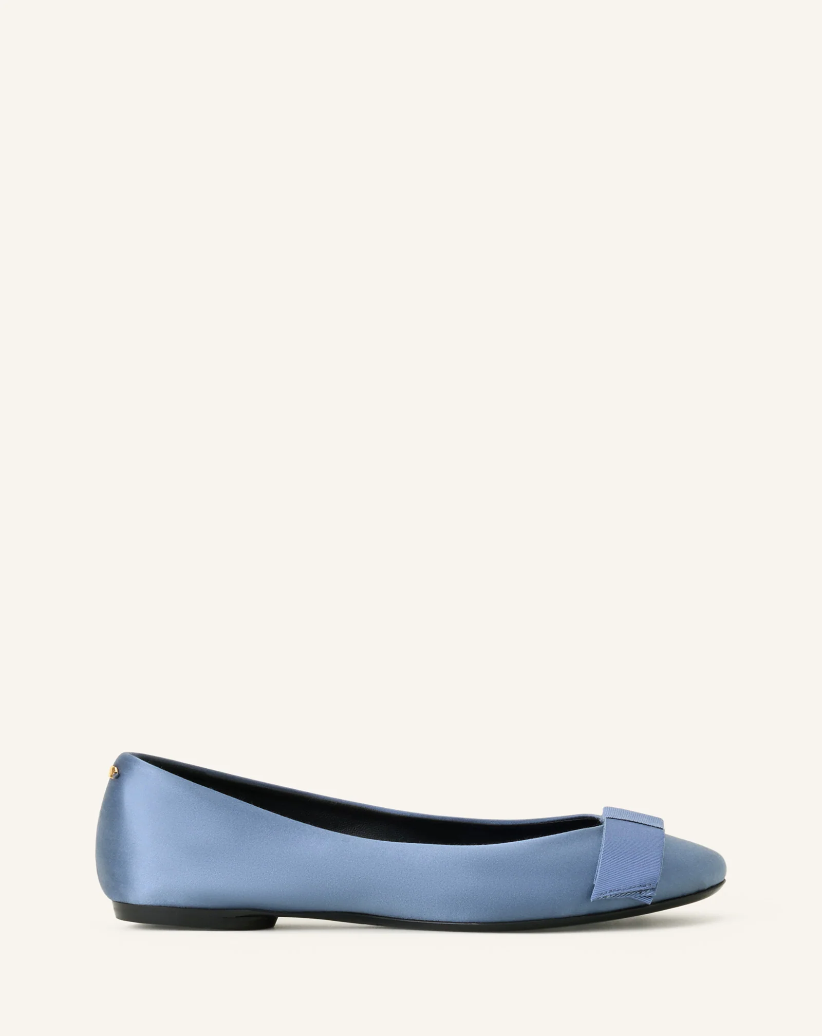 THE BOW BALLERINA FLAT IN SATIN